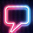 Chat icon representing online messaging service for Lumina Pulse Productions