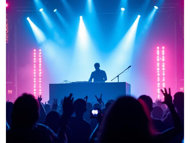 Photo of Diplo performing on a vibrant stage at a festival.
